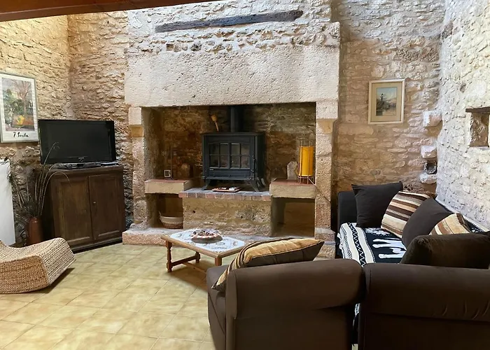 Maison Pierre Avec Piscine Privee Blanquefort-sur-Briolance